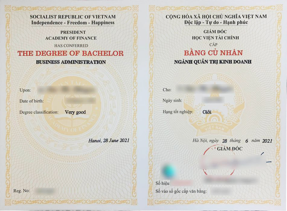 M&acirc;̃u bằng t&ocirc;́t nghi&ecirc;̣p h&ecirc;̣ đại học từ xa online của trường học vi&ecirc;̣n t&agrave;i ch&iacute;nh
